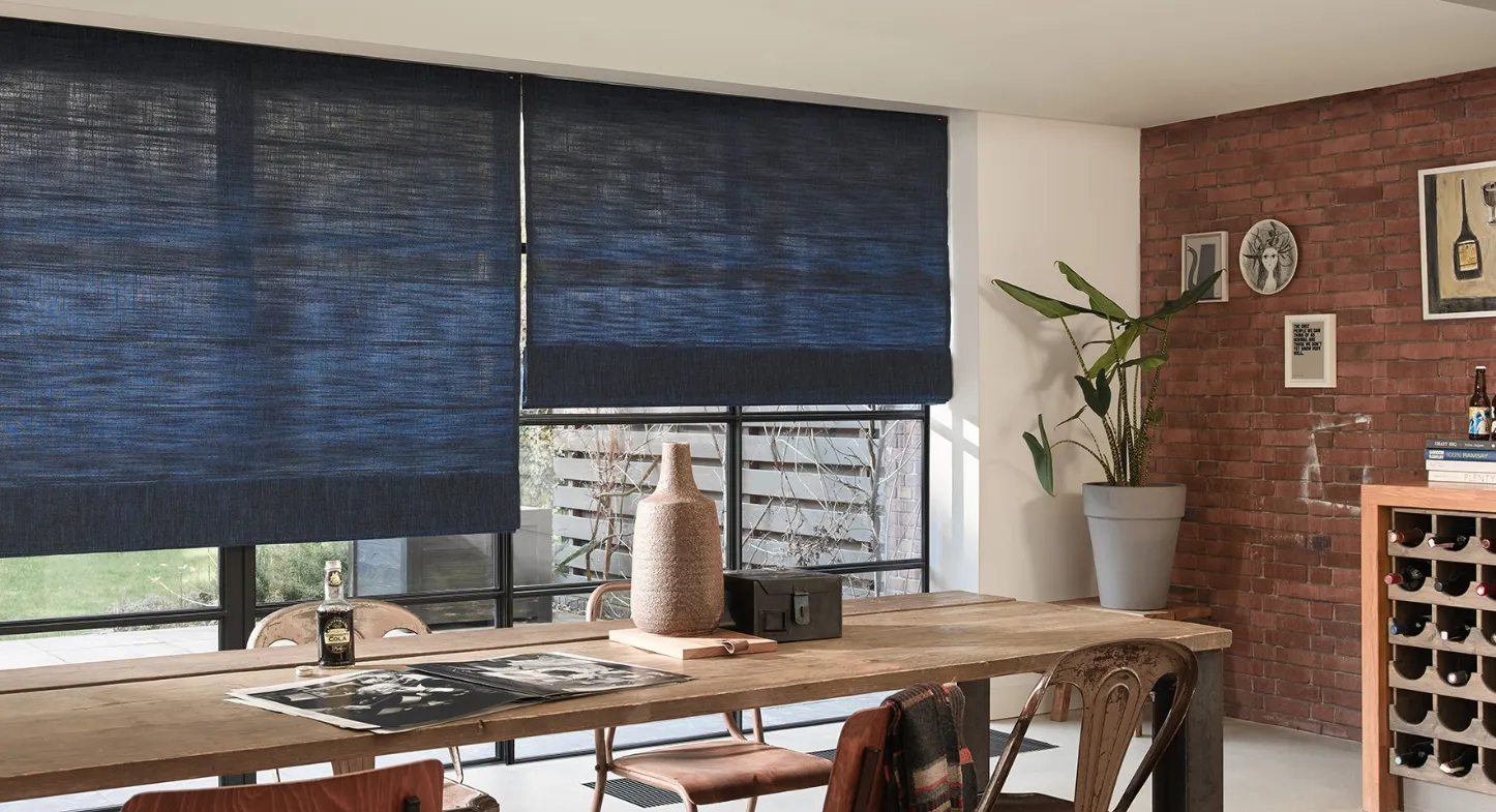 Cortinas romanas, elegancia, luz y armonía - HunterDouglas